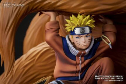 Statue Naruto & Kyubi – Linked By The Seal – Figurine Naruto Shippuden Collector Résine